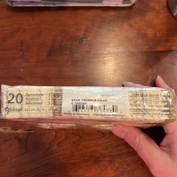 Cocktail Christmas napkins - Picture 3 of 3